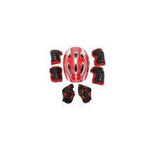 (Rot) Kinder Schutzhelm Jungen Mädchen Skateboard Radfahren Fahrrad Knie Ellenbogenschützer 7In Set