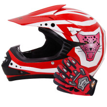 (Rot, S) Zorax ZOR-X17 Kinder Motocross Helm ECE2206 Dirt Bike Off Road Motorrad Helm &