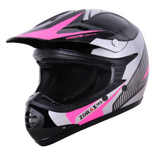 (Rosa, L) Zorax X19 Helm Junior Kind Kinder Motorrad Motocross MX Helm Outdoor