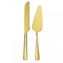 YZ Hochzeitstortenmesser- und -heber-Set, titanbeschichtetes Edelstahl-Hochzeitstorten-Ausstecher-Set, einschließlich Tortenmesser und -heber