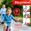 Sonnette de vélo pour enfants, sonnette de vélo rose, mini sonnette de vélo, sonnette de guidon pour 3