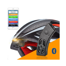 ROCKBROS Casque Bluetooth intelligent Audio Sonnette de vélo Haut-parleur Appel téléphonique mains libres