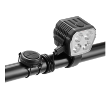 Chronus 2-in-1 Fahrradhupenlicht, 120 dB Höhen, 7 Betriebsmodi, vier Lampenperlen für Fernlicht und