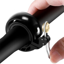 (Schwarz) Laute Fahrradklingel Passt für 22,2-31,8mm Durchmesser Fahrrad Griff Straße
