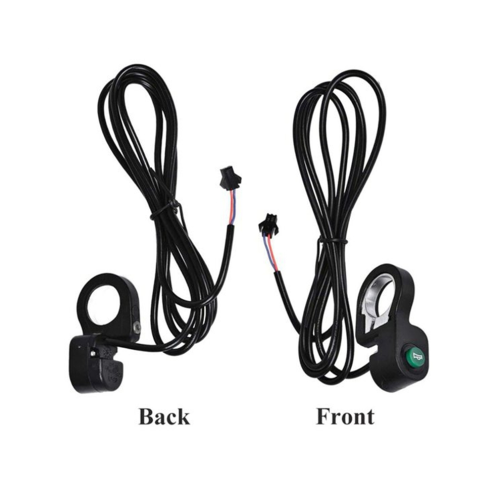 Botón de interruptor de bocina de bicicleta eléctrica, cable de señal de scooter, longitud: aproximadamente 2