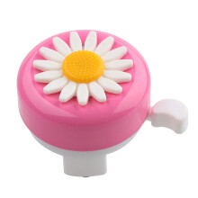 Kinder-Fahrradklingel, süße Blumen-Fahrradklingel für Kinder, Rosa