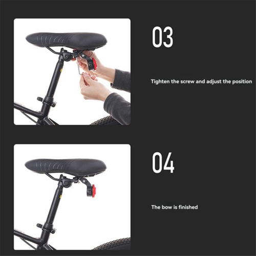 Feu arrière réfléchissant pour vélo, support de vélo sans réfléchissant 2