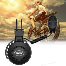 TWOOC Verbesserte elektronische Fahrradklingel mit USB-Aufladung, wasserdicht, 50–100 dB, einstellbar,
