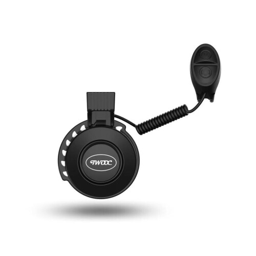 Sonnette de vélo électronique TWOOC améliorée, chargement USB, étanche, 50-100 dB, réglable, 4 modes, 1