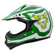 (Vihreä/Valkoinen, S) Zorax X17 Kypärä Junior Lapsille Moottoripyörä Motocross MX Kypärä Ulkona