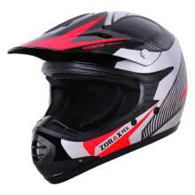 (Punainen, S) Zorax X19 Kypärä Junior Lapsille Lasten Moottoripyörä Motocross MX Kypärä Outdoor