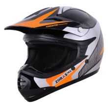 (Oranssi, S) Zorax X19 Kypärä Junior Lapsille Lasten Moottoripyörä Motocross MX Kypärä Outdoor