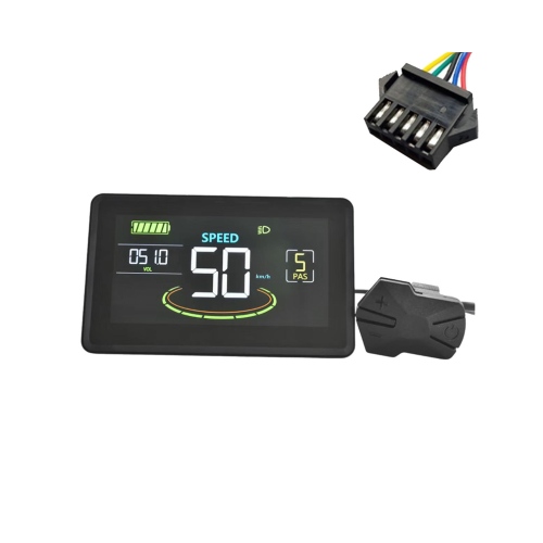H6c bicicleta elétrica display lcd medidor 24v-60v e scooter painel lcd tela colorida com usb H6c bicicleta elétrica display lcd medidor 24v-60v e scooter painel lcd tela colorida com usb