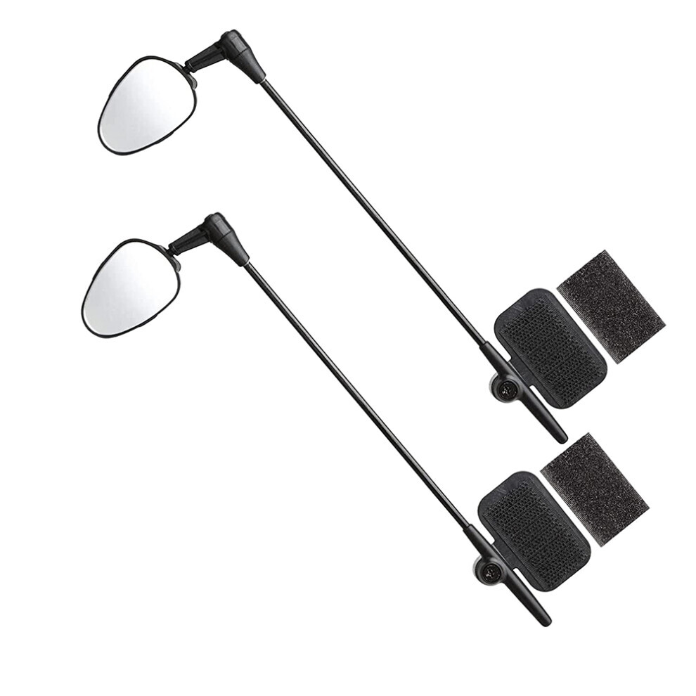 Lot de 2 rétroviseurs de casque de vélo, réglables à 360 degrés, pour le cyclisme