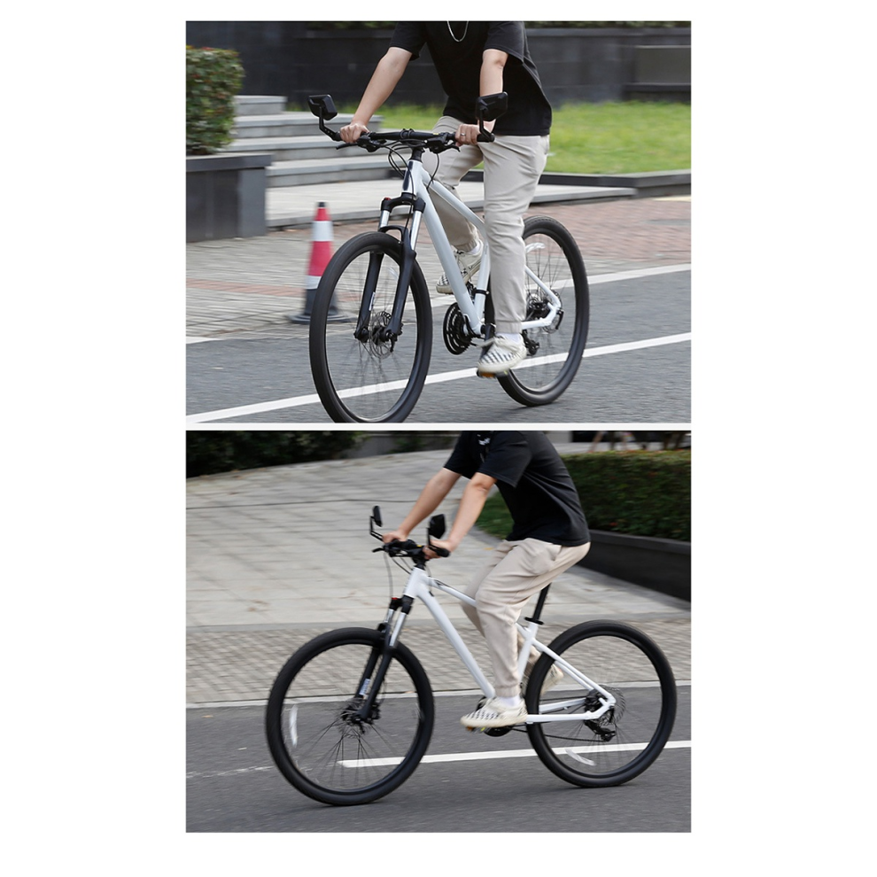 Rétroviseur de vélo, guidon de vélo de montagne, large plage de vision arrière, réflecteur réglable