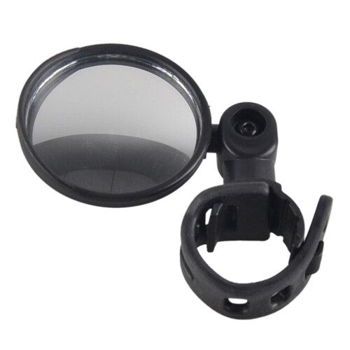 Espejo retrovisor para bicicleta, gran angular, mango de silicona, 7,9 cm 1