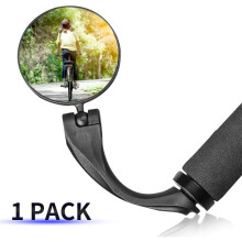 x 360 pyörivä peili 16-22mm litteään ohjaustangon kuperaan peiliin laajakulmalinssillä MTB Electricille