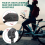 Espejo retrovisor para bicicleta, espejo giratorio ajustable para manillar 5