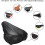 Funda para sillín de bicicleta, 2 piezas, elástica, impermeable, color negro 4
