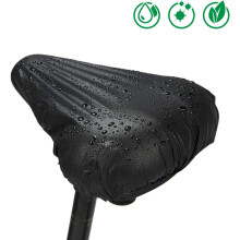 Funda para sillín de bicicleta, 2 piezas, elástica, impermeable, color negro