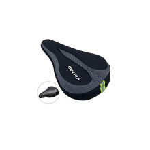 Cojín de asiento de bicicleta Funda de asiento de bicicleta de gel suave y cómoda con funda impermeable