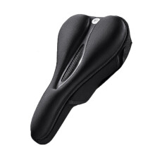 Cojín de asiento de bicicleta de montaña ROCKBROS de silicona gruesa, accesorios para montar