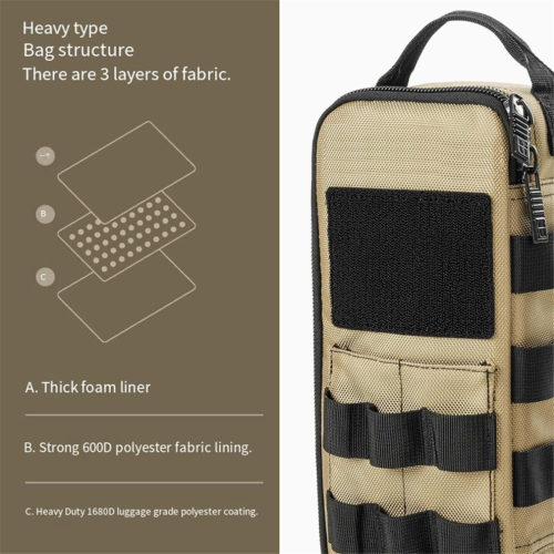 Sac à outils robuste et portable, petit format 2
