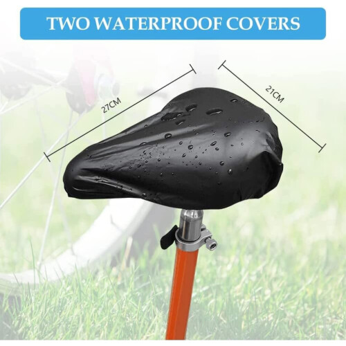 Funda impermeable para sillín de bicicleta, protector impermeable para sillín, funda para asiento de 1