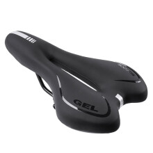 Sillín de bicicleta de gel acolchado con doble resorte, suave y extra cómodo, accesorios para bicicleta