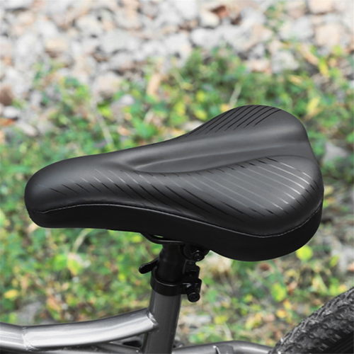 Funda para sillín de bicicleta de PU transpirable con espuma de rebote 2