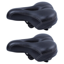 2 sillín de bicicleta Big Bum para ciclismo, ancho, suave y cómodo, para carretera