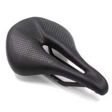 Sillín de fibra de carbono para bicicleta de carretera, ultraligero, color negro