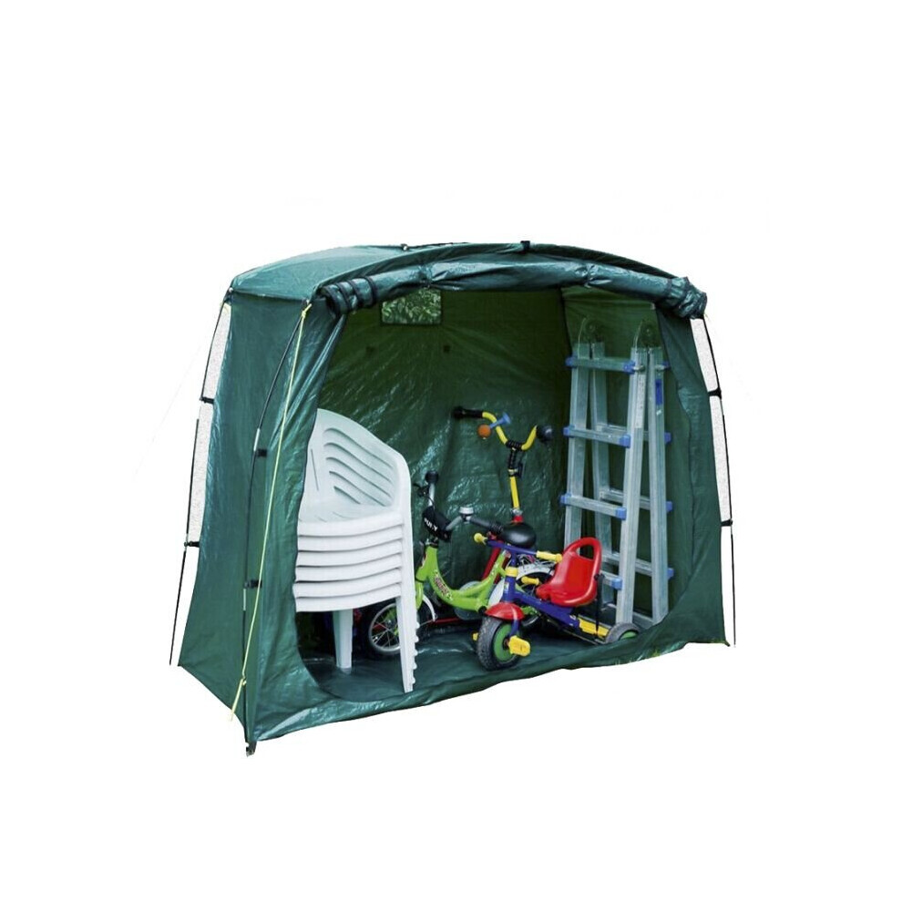 Housse de rangement verte pour vélos, abri de jardin, tente, abri extérieur