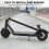 Scooter-Parkständer für M365 Elektroroller SCHWARZ 4
