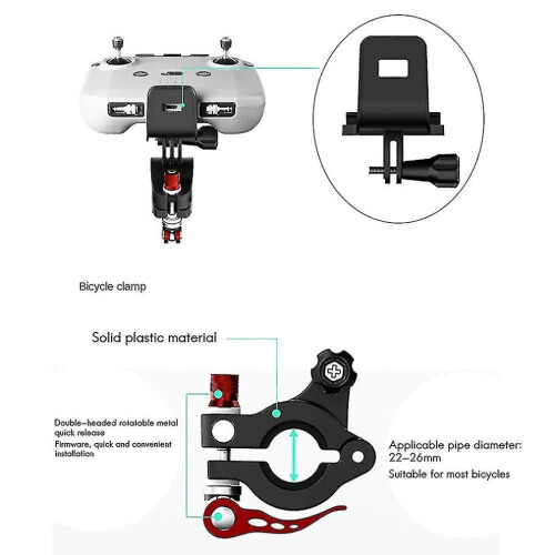Support de guidon pour vélo avec télécommande pour drone Mini 3 Pro/3/2s 2