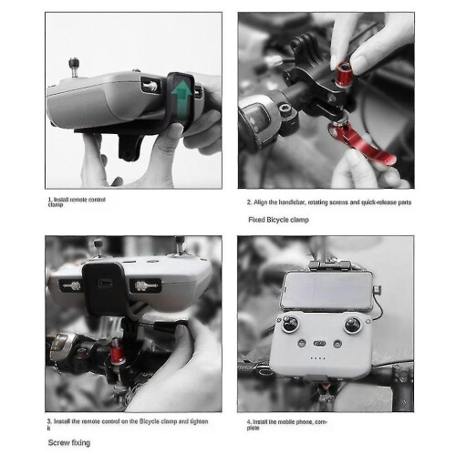 Support de guidon pour vélo avec télécommande pour drone Mini 3 Pro/3/2s 1