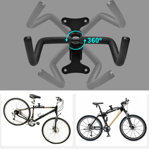 Support mural pour vélo, support pour vélo pour garage, rangement mural pour vélo d'intérieur, support 2