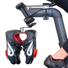 TrubliFit Deluxe-metalliset kenkäripustimet Peloton Bike Black 2-Pack S:lle