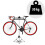 Porte-vélos en aluminium pour service MB2 - Argent 4