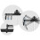 Porte-vélos en aluminium pour service MB2 - Argent 2