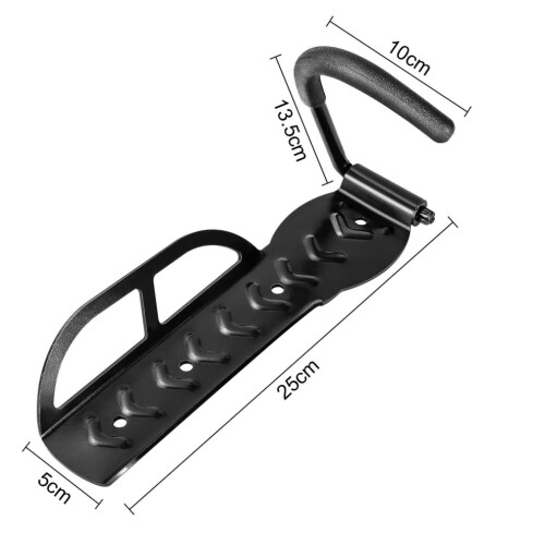 Lot de 4 crochets muraux pour rangement de vélos, support solide pour garage 2