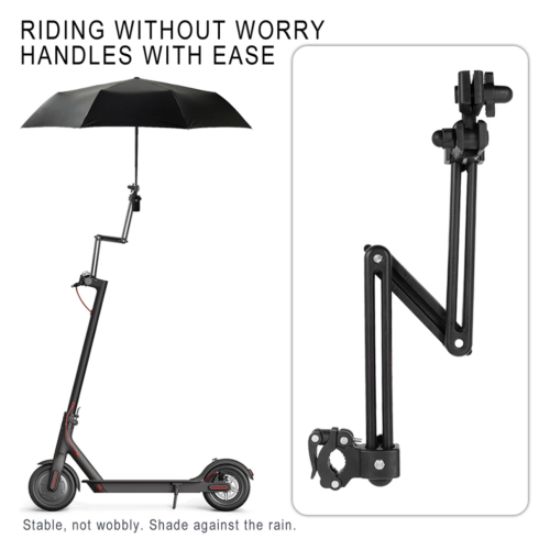 Support de parasol extensible pour trottinette électrique Max G30 M365, noir 2