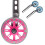 (Rosa) LED Kinder Fahrrad Stabilisator 5