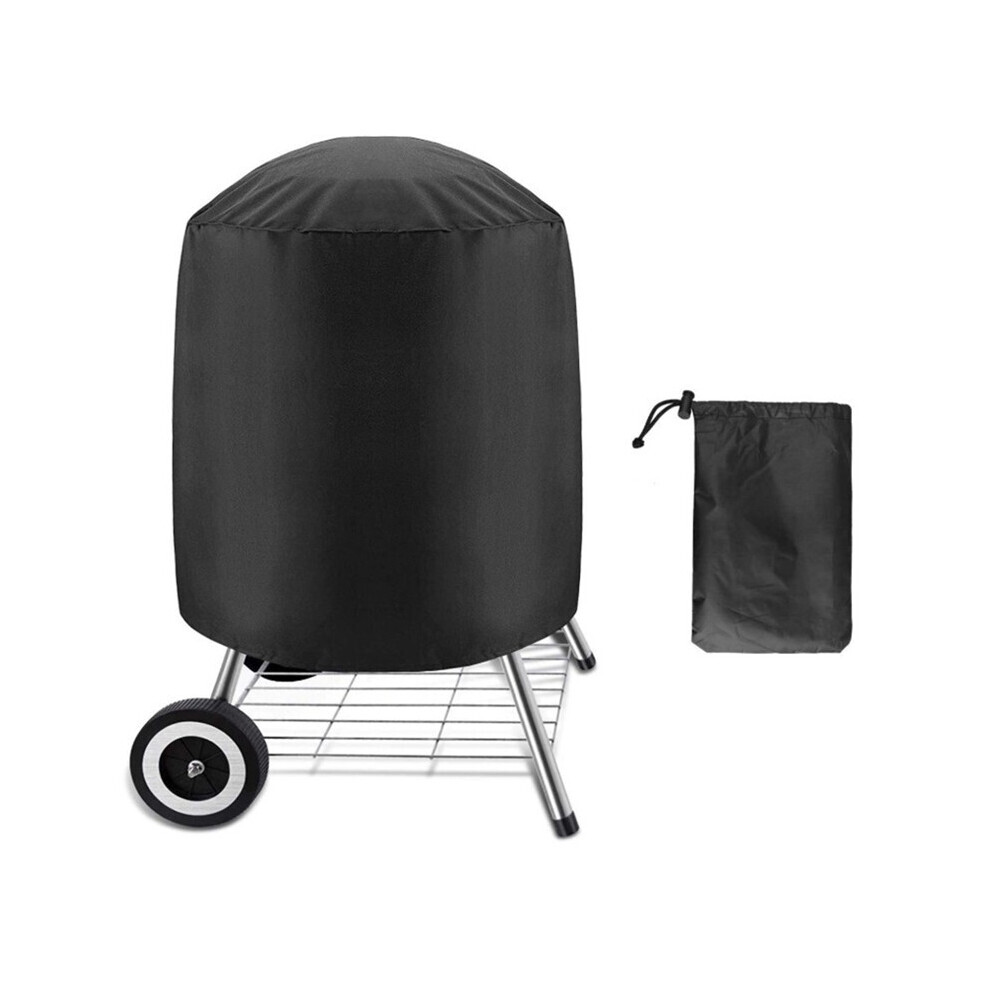 Housse de barbecue ronde pour barbecue à charbon de bois de jardin 70 x 70 cm