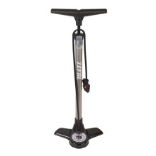 Bomba de pie Zefal Profil Max FP20, color plata/negro, talla única