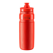 Bouteille Elite Fly 750 ml (Red Tex) - Bouteille d'eau de cyclisme ergonomique ultra-légère avec poignée