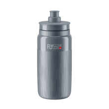 Bouteille Elite Fly 550 ml (texturée grise) – Bouteille de sport ultra-légère avec valve à haut débit