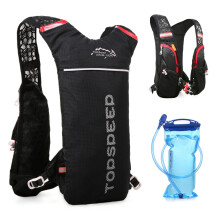 Sac à dos d'hydratation 5 L avec poche à eau de 2 L pour la course à pied, la randonnée, l'alpinisme