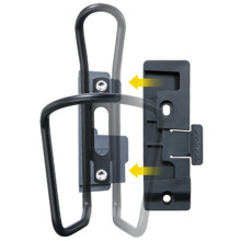 Porte-bidon Topeak QR CageMount unisexe, noir, taille unique