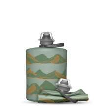 HydraPak Mountain Stow (500 ml) - Bouteille d'eau pliable - Bouteille de voyage ultralégère et compacte
